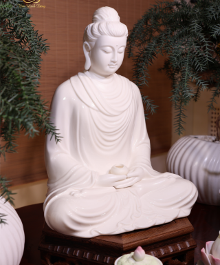 Tượng Phật Thích Ca (Trắng) - 31
