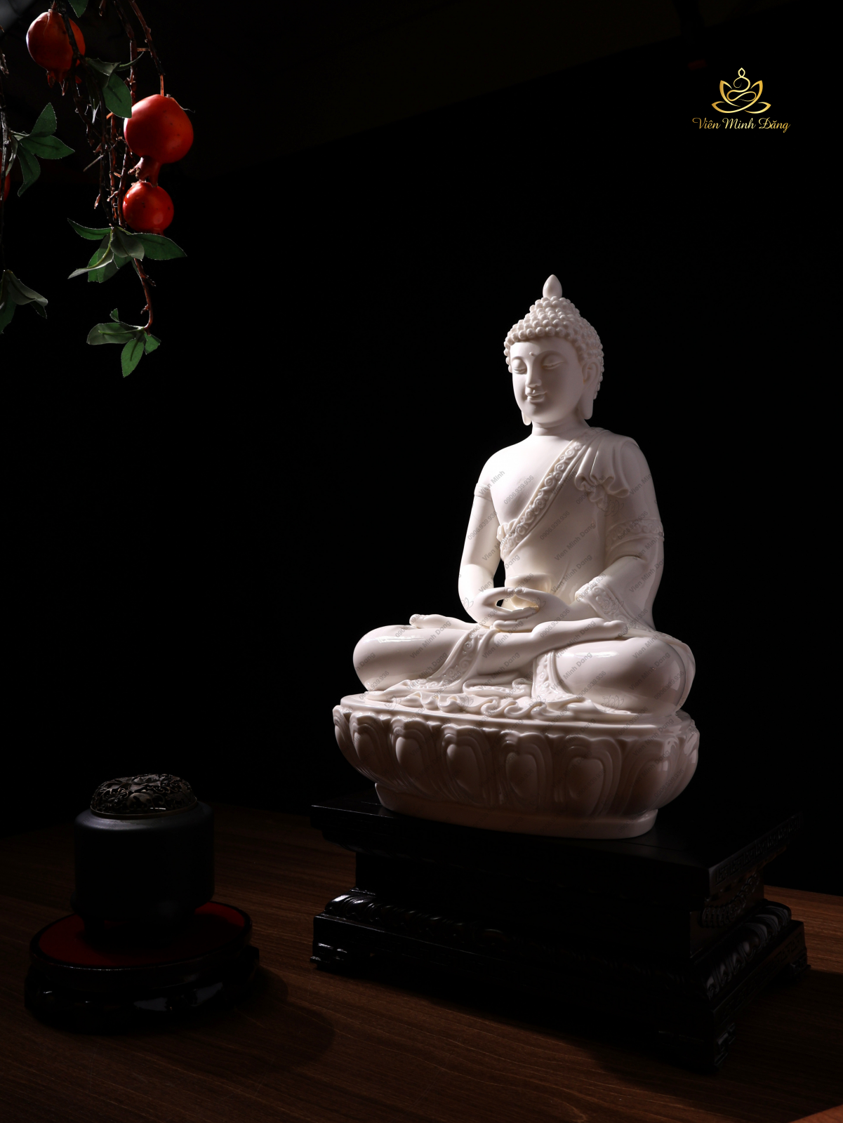 Tôn Tượng Thích Ca Mâu Ni - Sứ Trắng