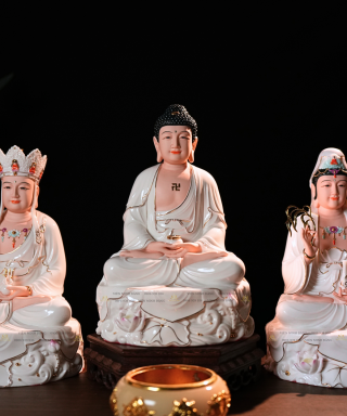 Bộ Tượng Ta Bà Tam Thánh